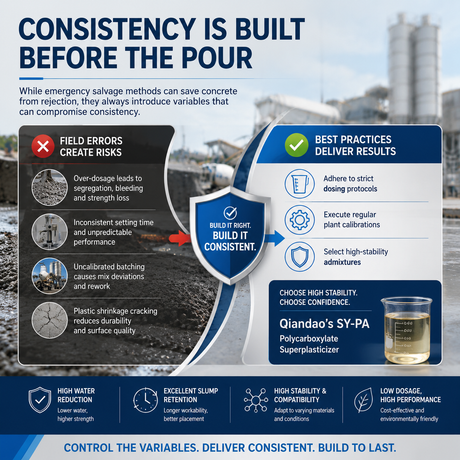 What Are the Consequences of Overdosaging Water Reducers How to Salvage Over-Dosaged Concrete in an Emergency.png