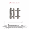 Steel semi-grouting sleeves