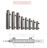HBQD cast iron semi-grouting sleeve